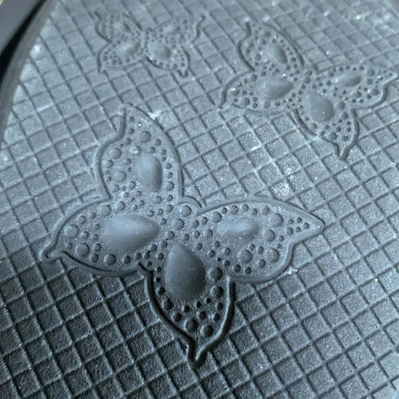 Alegria Fiona Sandals Women’s Patent Leather Tan Cork Print Platform Size 38 - Picture 10 of 14